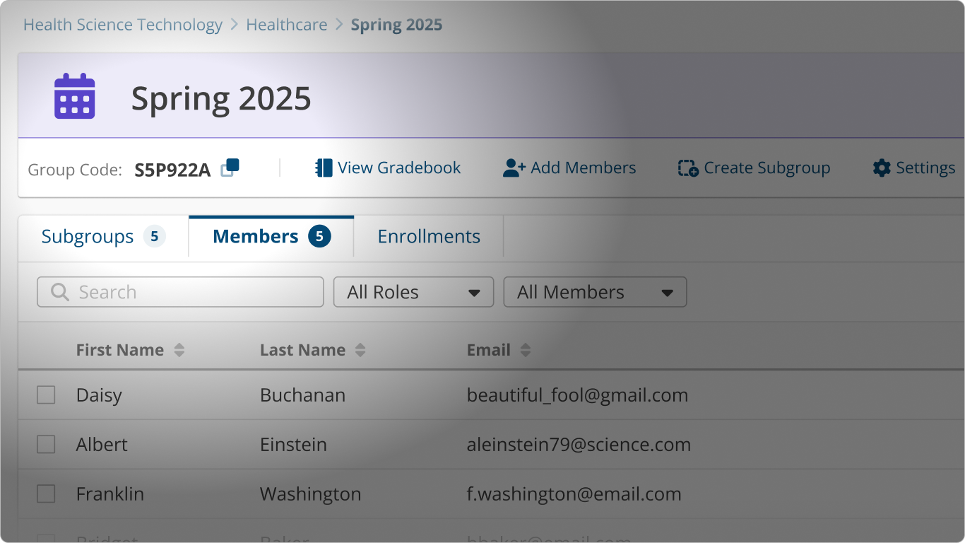 NexGen Group Management screenshot