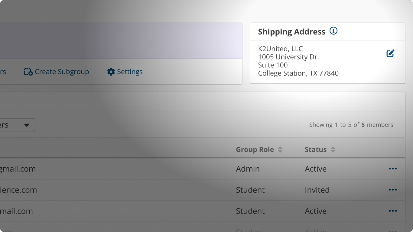 NexGen Group Management screenshot
